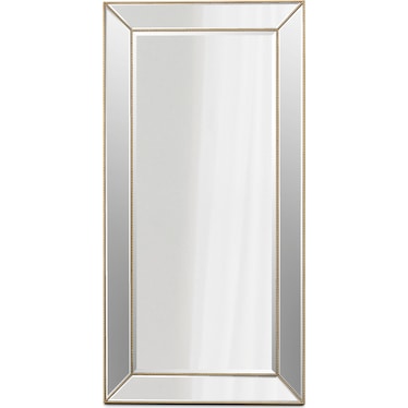 Beaded Floor 84'' x 42'' Floor Mirror