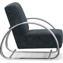 beal blue accent chair   