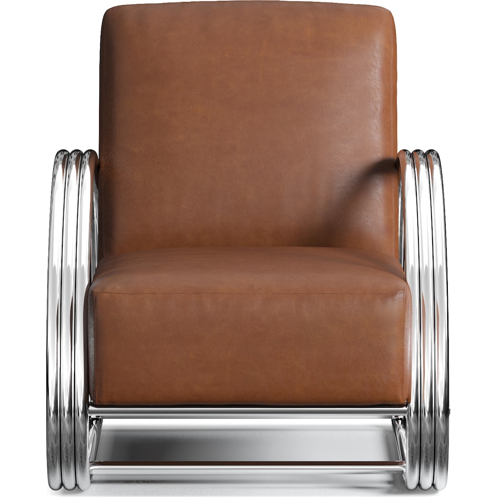 beal dark brown accent chair   