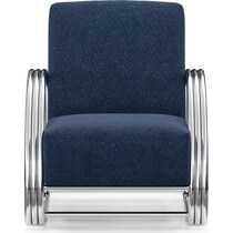 beal gray accent chair   