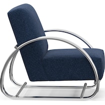 beal gray accent chair   