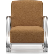 beal light brown accent chair   