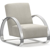 beal light brown accent chair   