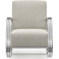 beal light brown accent chair   