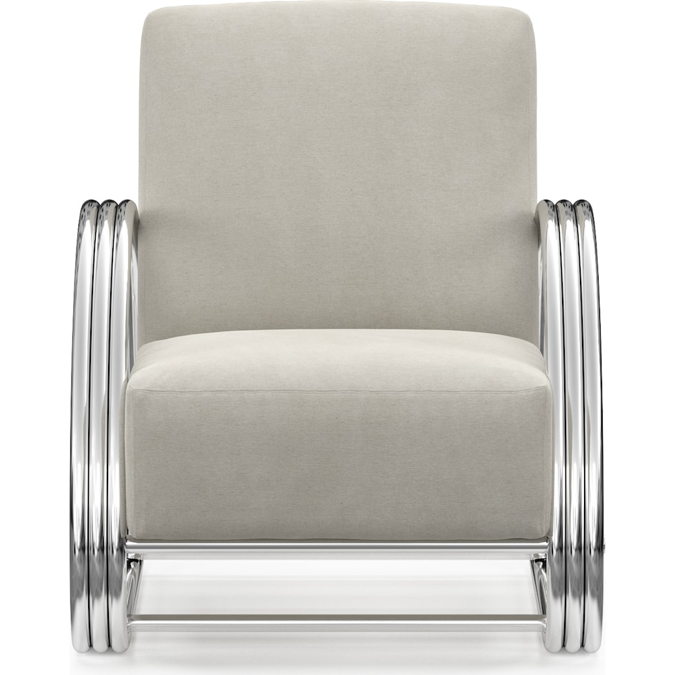 beal light brown accent chair   