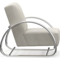 beal light brown accent chair   