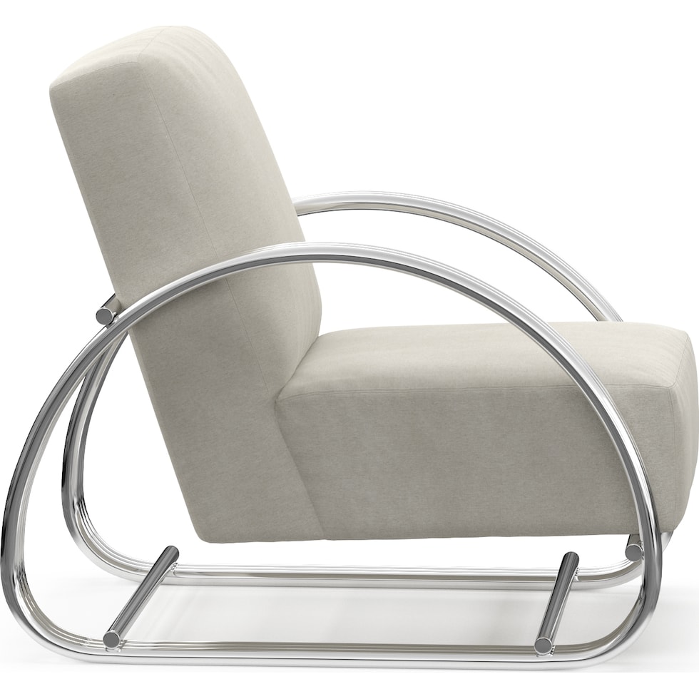 beal light brown accent chair   