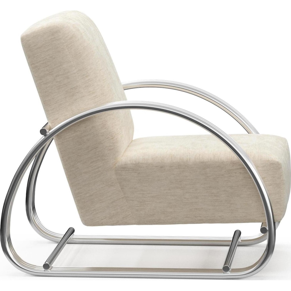 beal neutral accent chair   