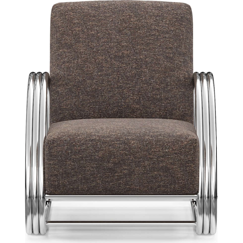 beal white accent chair   