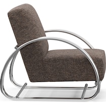 beal white accent chair   