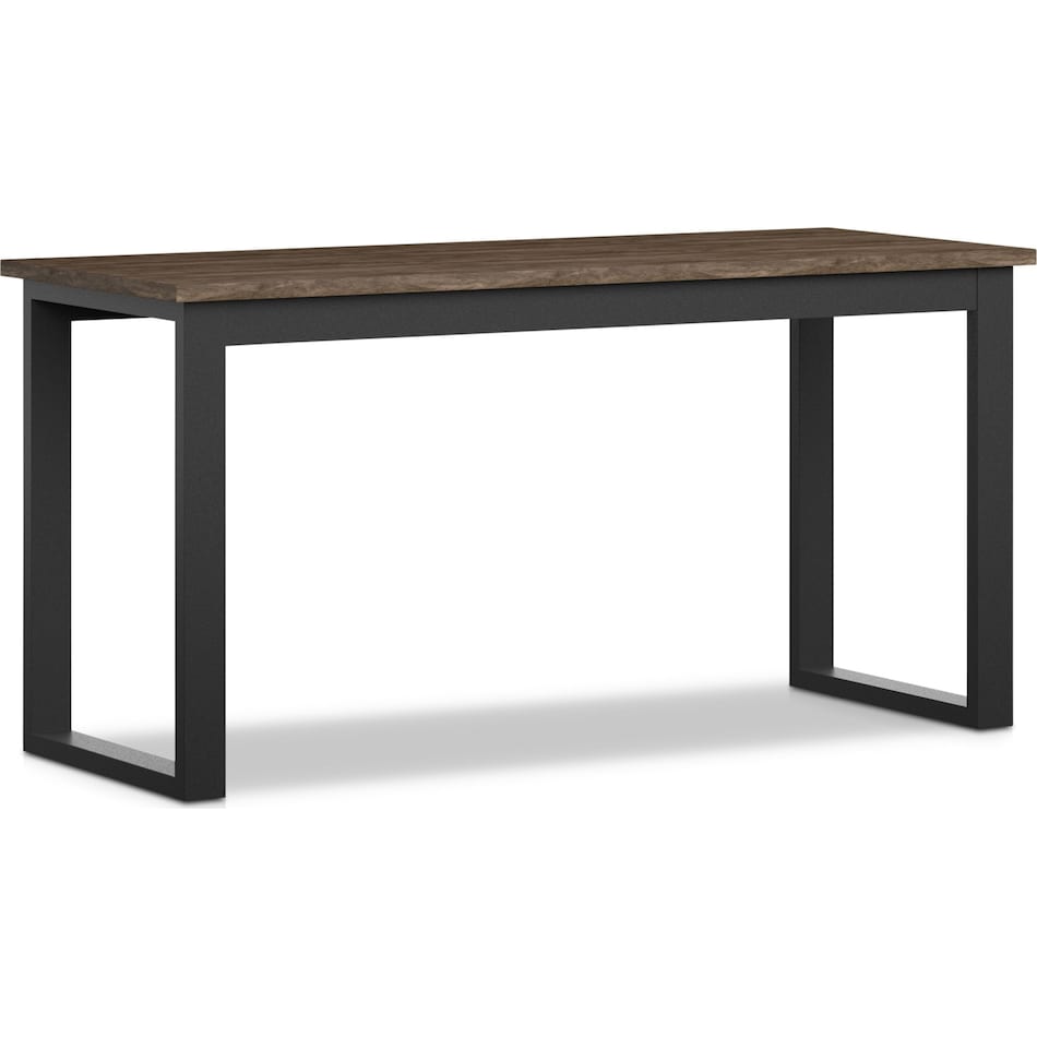 Beau Desk - Brown Oak | Value City Furniture