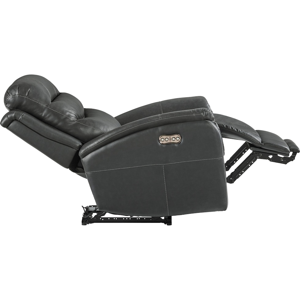bebe gray power recliner   