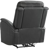 bebe gray power recliner   