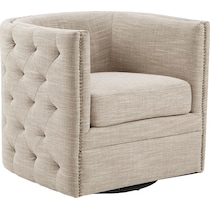 becc white accent chair   