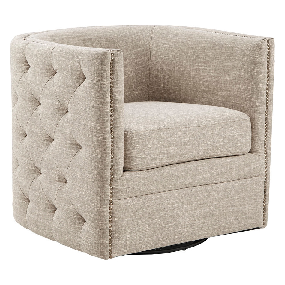 becc white accent chair   