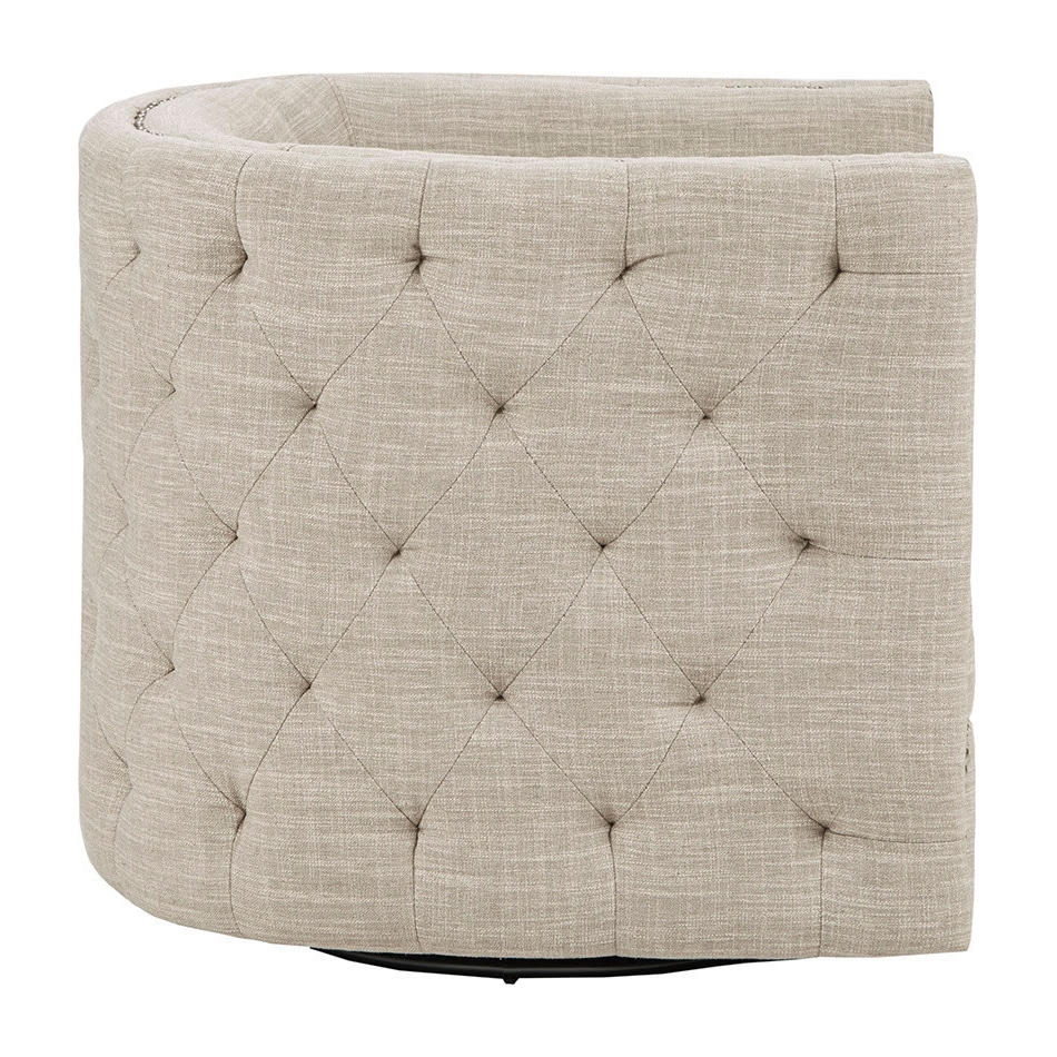 becc white accent chair   