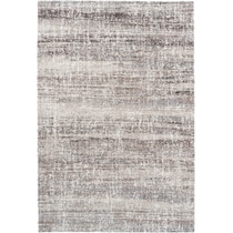 beck ivory brown area rug  x    