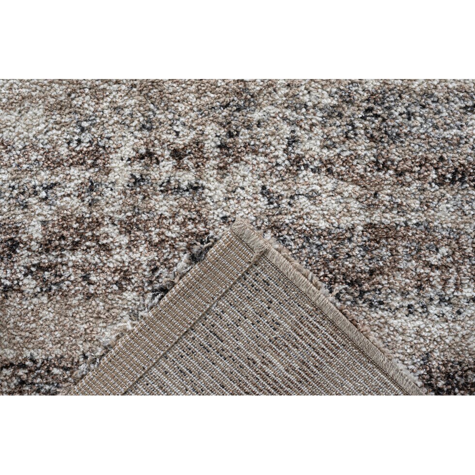 beck ivory brown area rug  x    