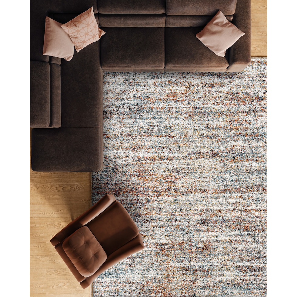 beck multicolor area rug  x    