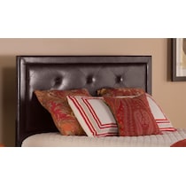 becker brown dark brown full headboard   