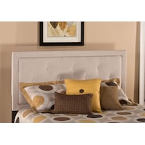 becker light brown king headboard   