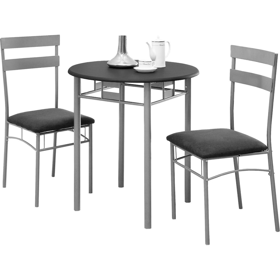 beckett black  pc dining room   