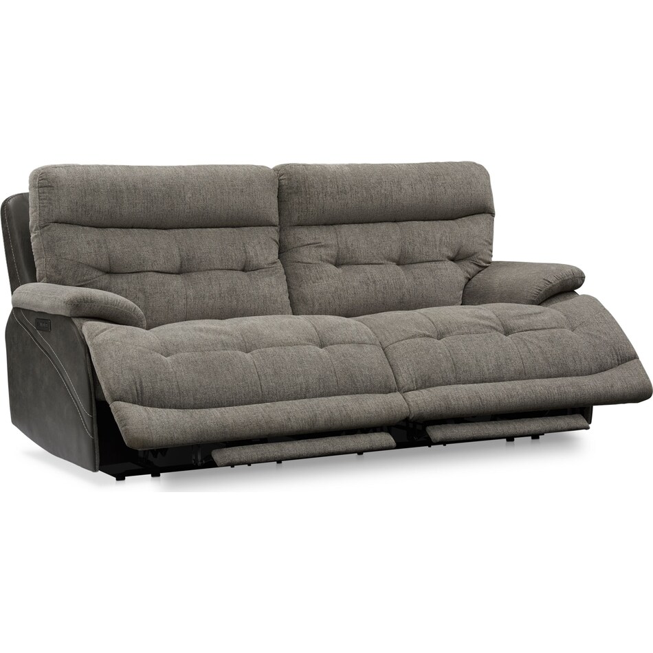 Beckett DualPower Reclining Sofa Value City Furniture