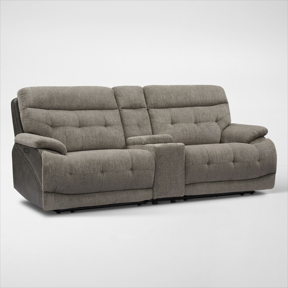 Beckett DualPower Reclining Sofa Value City Furniture