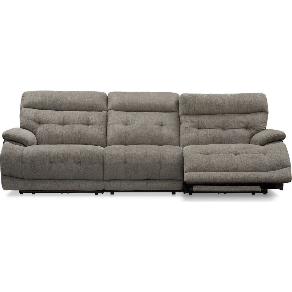 Beckett 3Piece DualPower Reclining Sofa with 2 Reclining Seats