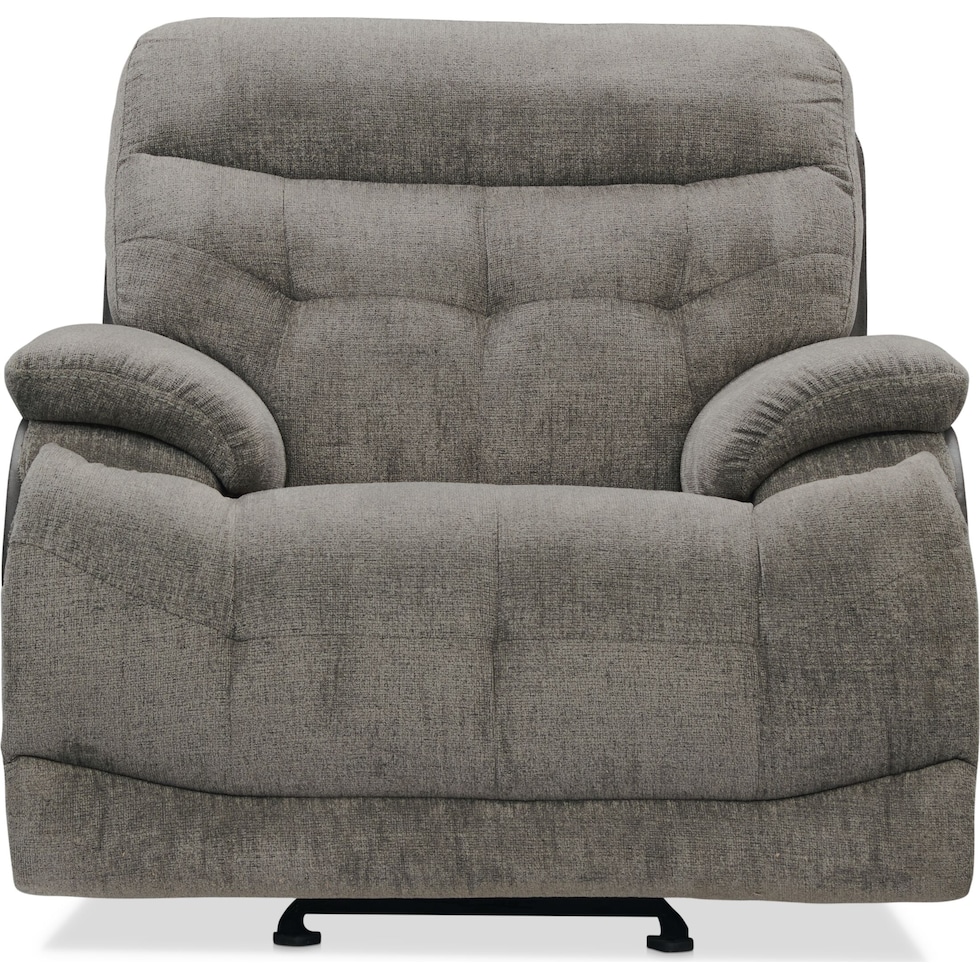 beckett gray recliner   