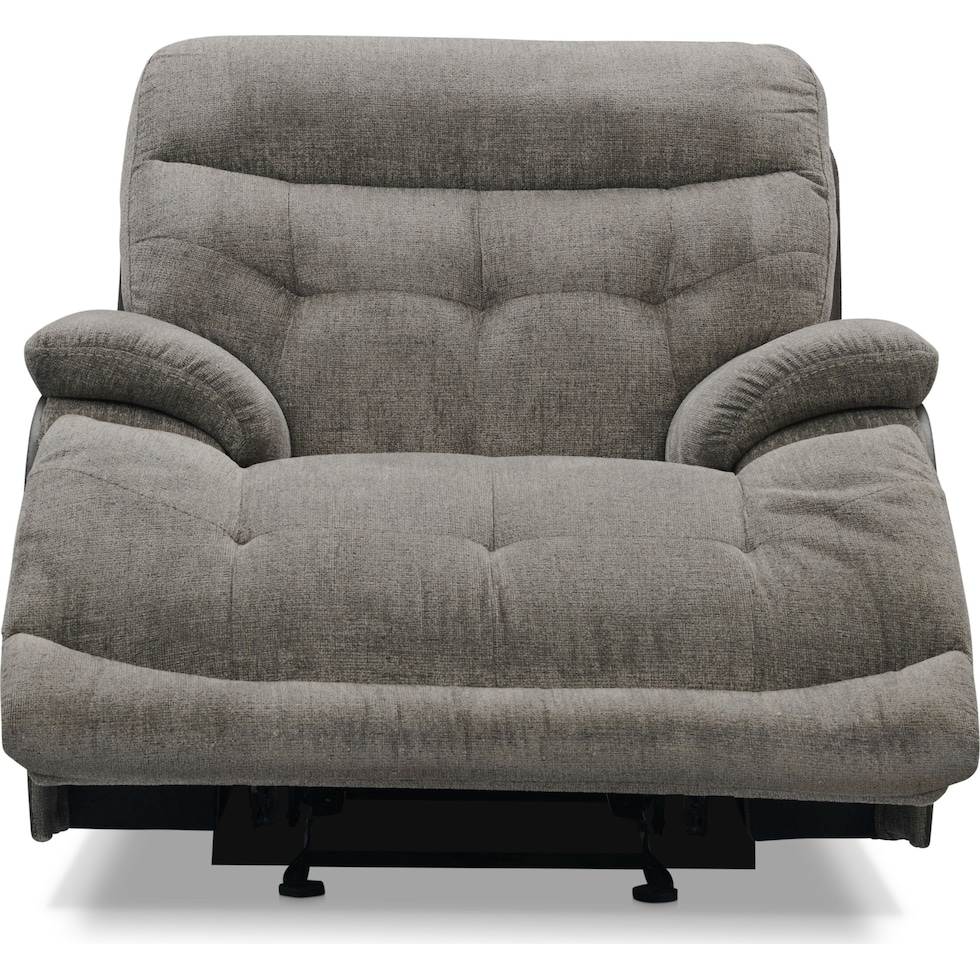 beckett gray recliner   