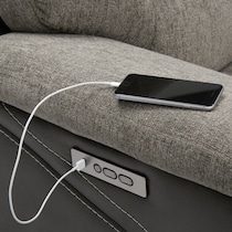 beckett gray sofa   