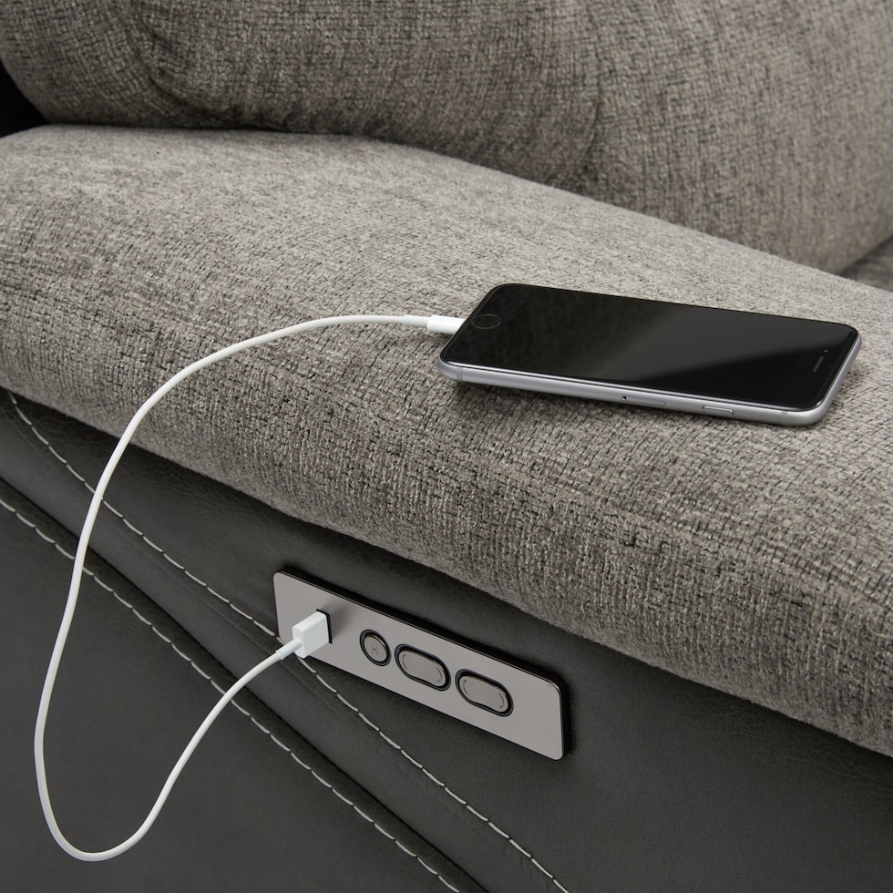 beckett gray sofa   