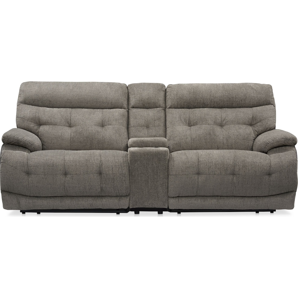 beckett gray sofa   