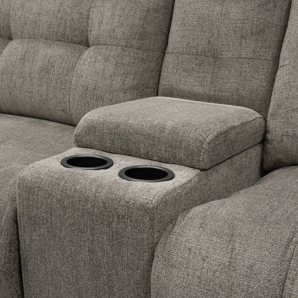 beckett gray sofa   