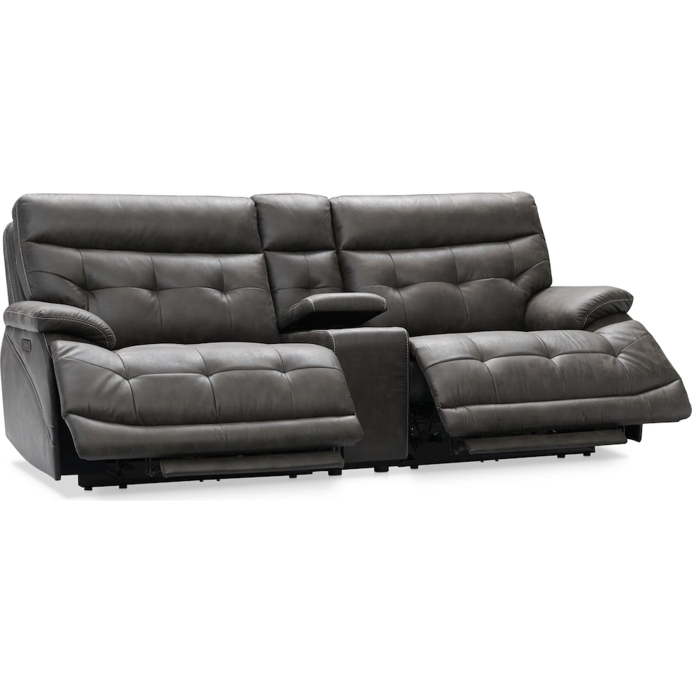 beckett gray sofa   