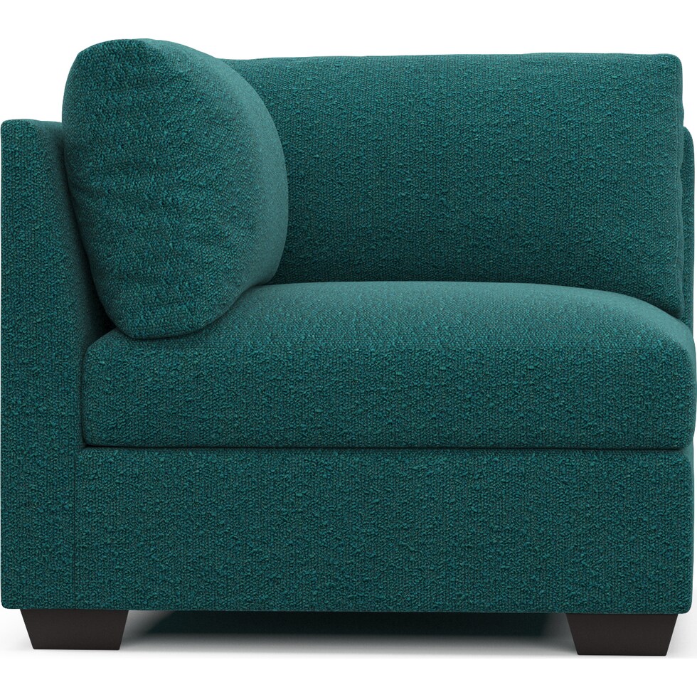 beckham blue corner chair   
