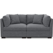 beckham blue sofa   