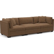 beckham dark brown sofa   