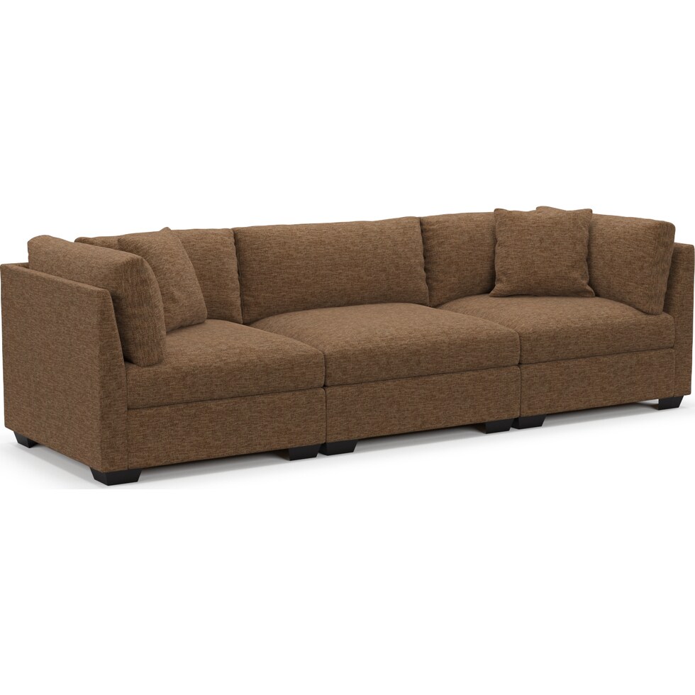 beckham dark brown sofa   