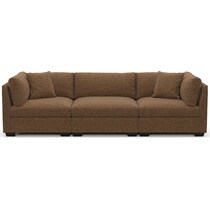 beckham dark brown sofa   