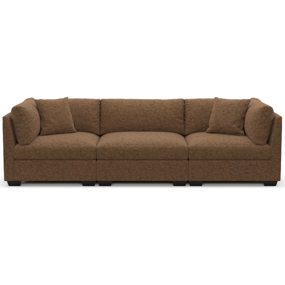 beckham dark brown sofa   