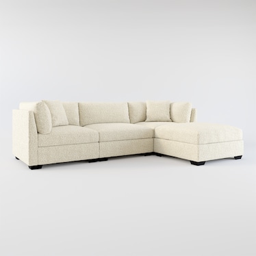 Beckham 3-Piece Sofa and Ottoman