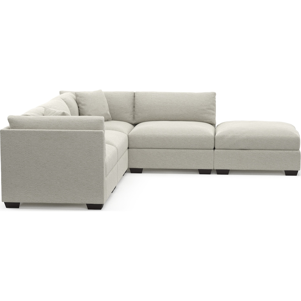 beckham gray sectional   