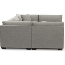beckham gray sectional   