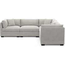 beckham gray sectional   