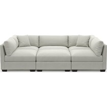 beckham gray sectional   
