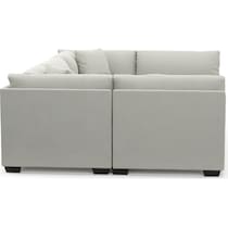 beckham gray sectional   