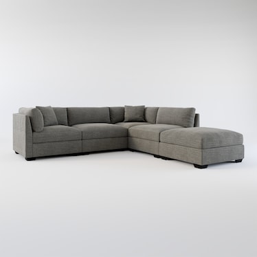 Beckham 4-Piece Sectional and Ottoman