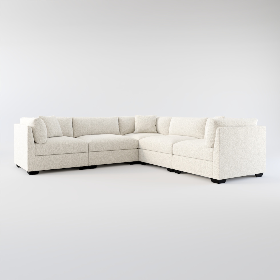 beckham gray sectional web   